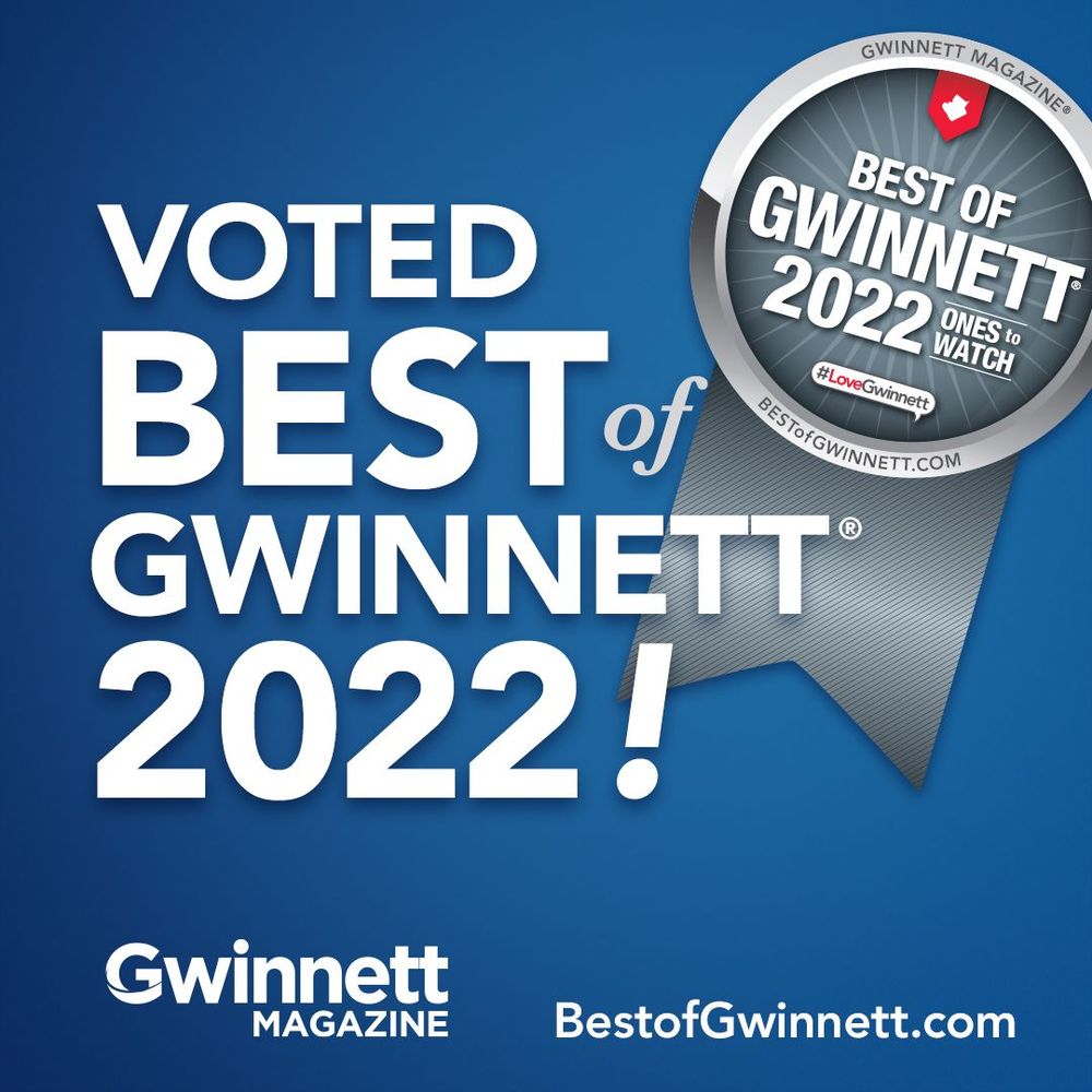 Proud to be nominated and chosen "Best of Gwinnett"