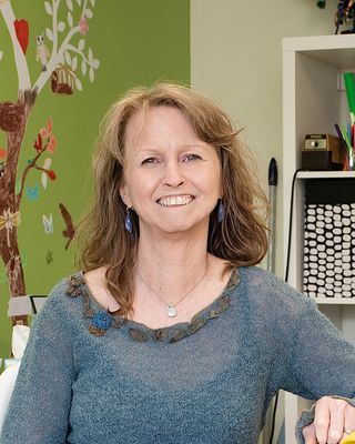 Photo of Bridget Pemberton-Smith, Art Therapist, MA, ATR-BC, ATCS