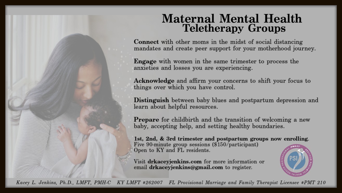 Gallery Photo of Therapy groups for expectant and new moms intended to offer mental health support and  education as well as to create connection and peer support.