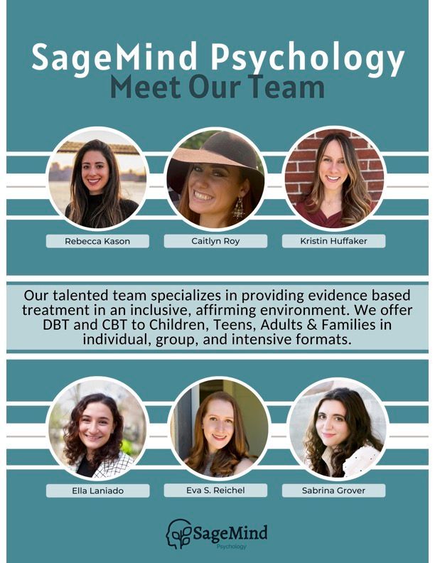 Gallery Photo of Meet our team! We are experts in DBT and CBT for children, teens, parents, and adults.