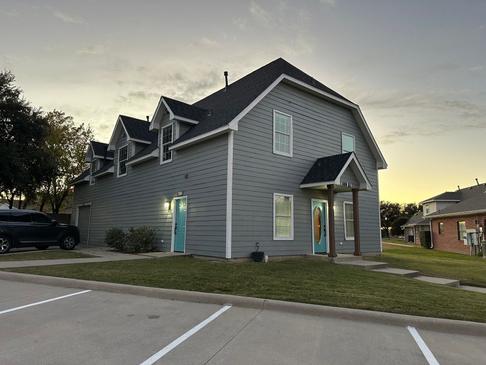 My office is located at 800 N I-820 Frontage Rd. Take a right on Silver Creek Rd. and the parking lot is just to the right