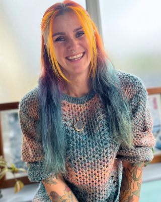 Photo of Dr Emma Salazar, Psychotherapist, PhD, MBACP