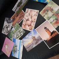 Gallery Photo of Postcards or your own photos may help you to connect to difficult feelings. Contact me to find out how this works