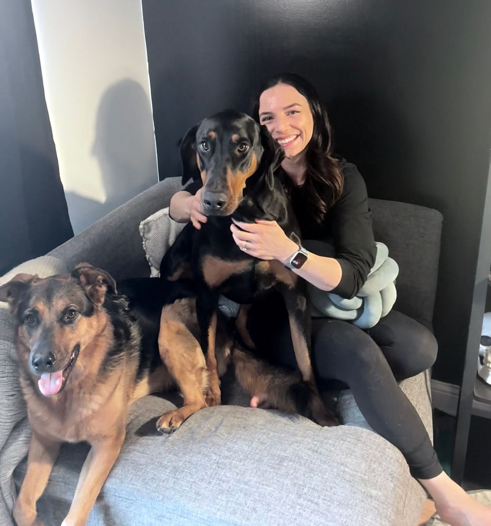 My dogs Aspen & Arlo! 