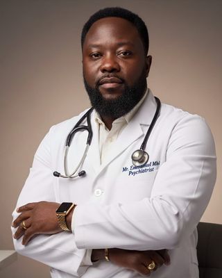 Photo of Emmanuel Mbi - I & E Family and Psychiatry Practice , Psychiatric Nurse Practitioner, PMHNP, BC