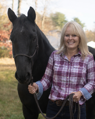 Photo of Kara McCarthy Chapdelaine - Kara Chapdelaine, Equine Facilitated Psychotherapy, Licensed Mental Health Counselor, MEd, CAGS, LMHC