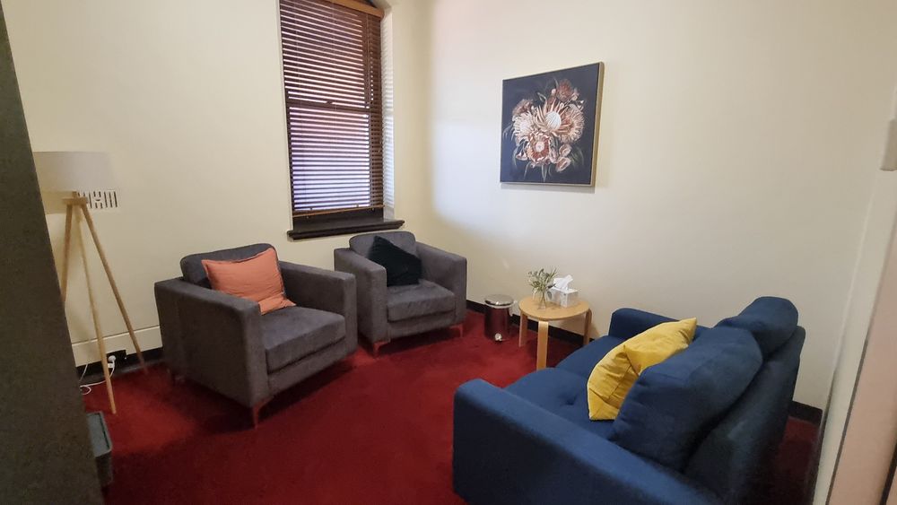 This is one of the spaces where you and me will work together. Well located, cozy and intimate, I aim to make you feel safe and nurtured.