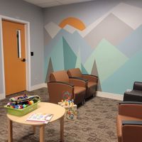 Gallery Photo of Mount Saint Vincent's Pediatric Behavioral Health waiting room is a comfortable place for caregivers while children receive outpatient therapy.
