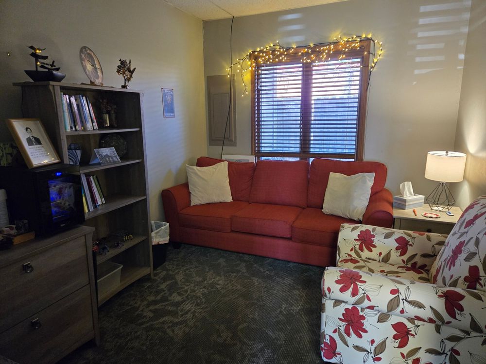 Therapeutic Space for in-person clients 