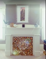 Gallery Photo of This is the fireplace in one of our main therapy rooms.