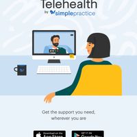 Gallery Photo of Connect with me wherever you are! Private and secure online telehealth. 
