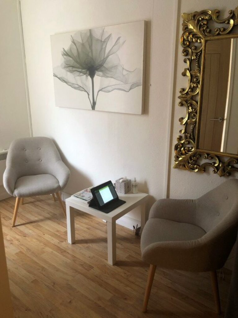 A private, comfortable room which is wheelchair accessible