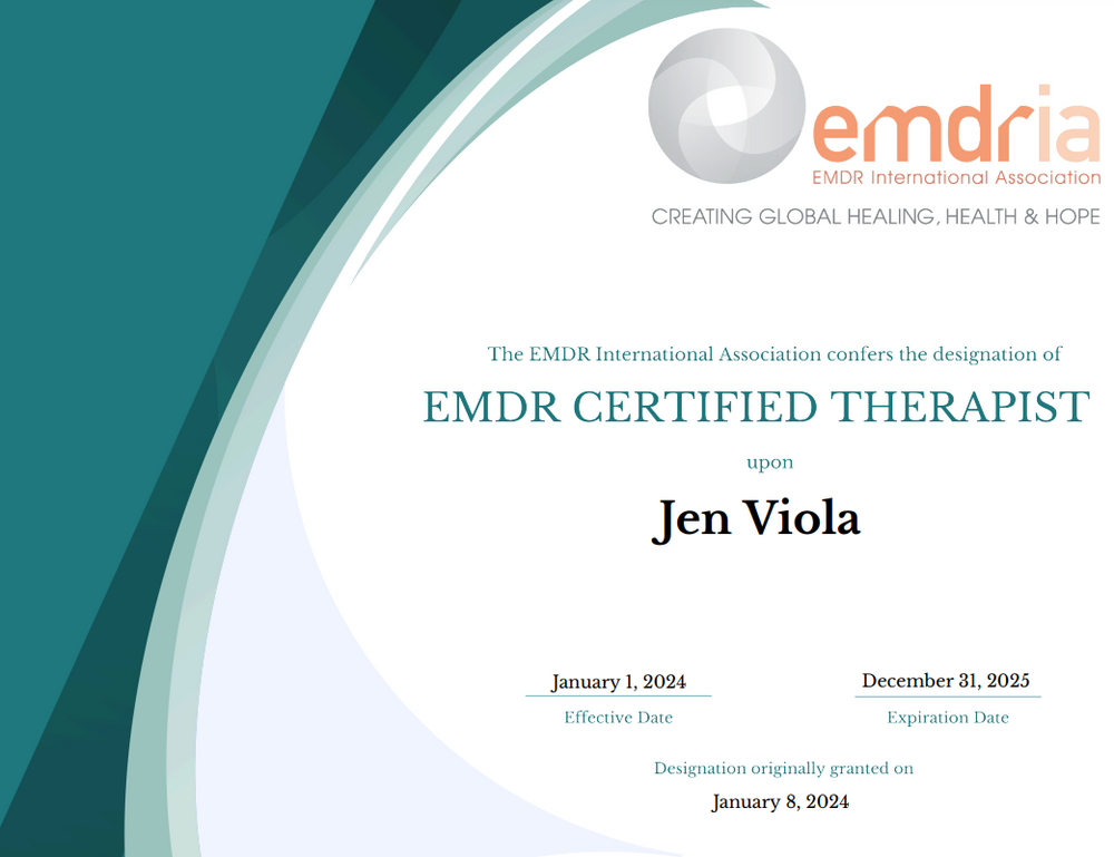 Certified EMDR Therapist
