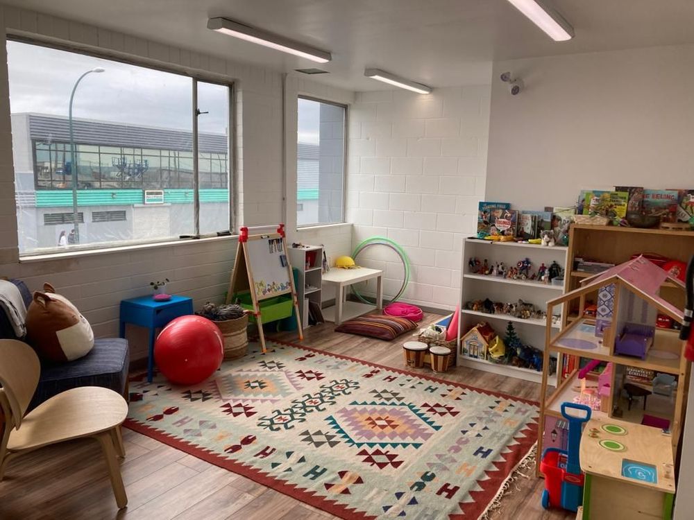 My playroom. Lots of space for movement.