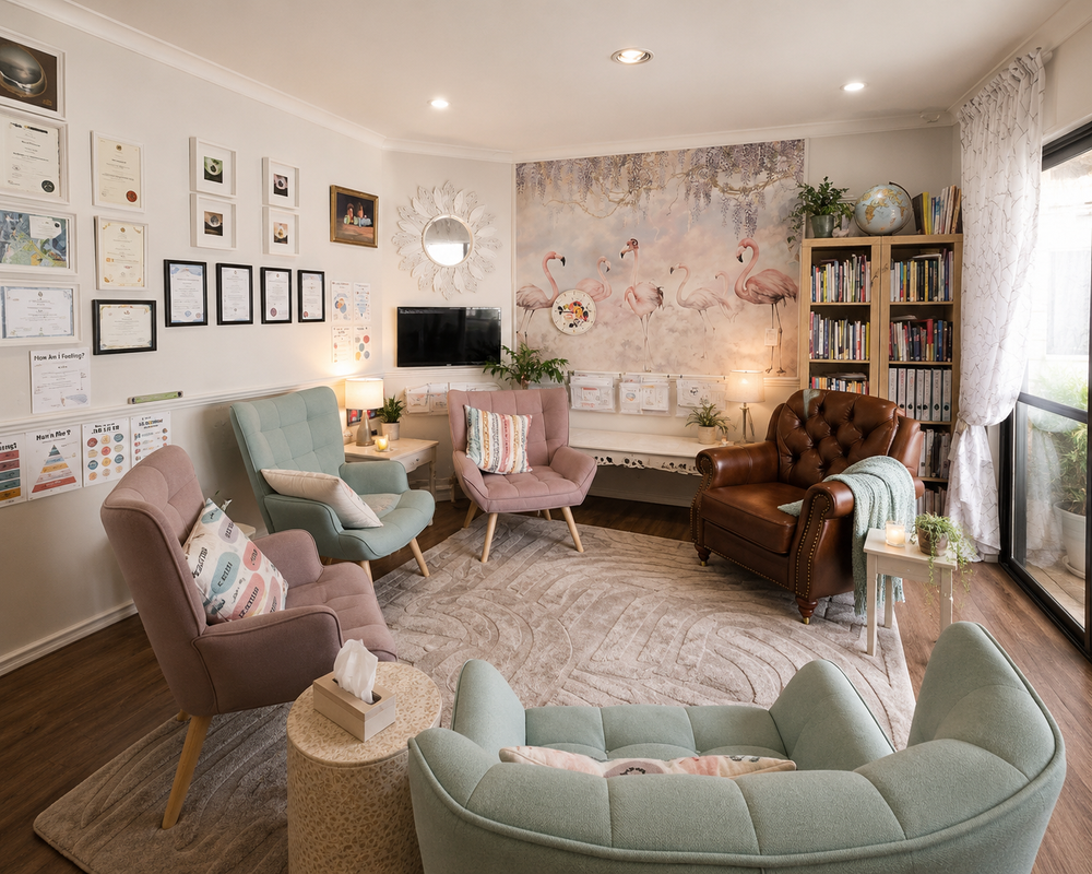 A calm space designed for safety, reflection, and meaningful change. Here, you can exhale, feel heard, and explore your story at your pace.