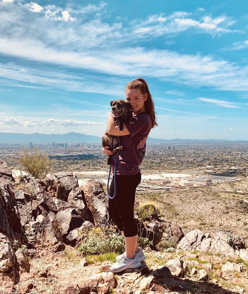 My self-care always includes my four-legged son and nature! 