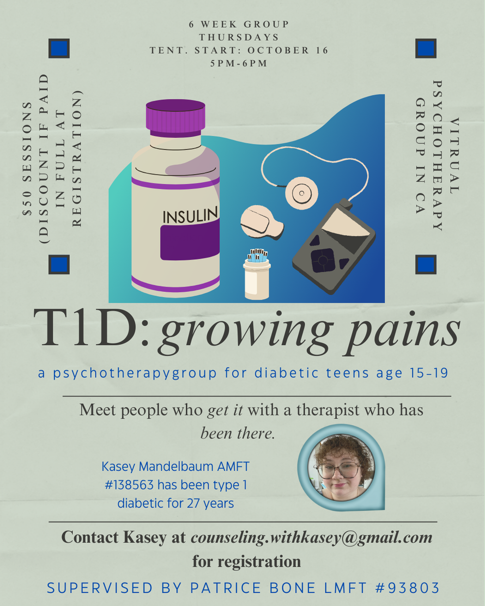 Type 1 Diabetes group for ages 15-19