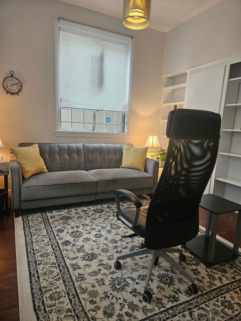 The most comfortable therapy couch (if you're lucky, in a sunbeam!)