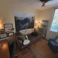Gallery Photo of The offices at Joshua Tree are cozy and comfortable with windows and low-lighting. 