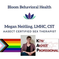 Gallery Photo of Megan is an LGBTQIAP+, Non-Monogamy, and Kink/Fetish affirming Sex Therapist.