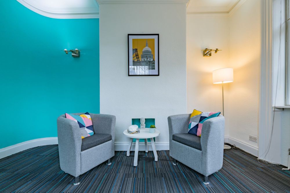 One of the therapy rooms