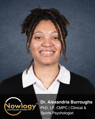 Photo of Dr. Alexandria Burroughs, Psychologist, PhD, LP, CMPC