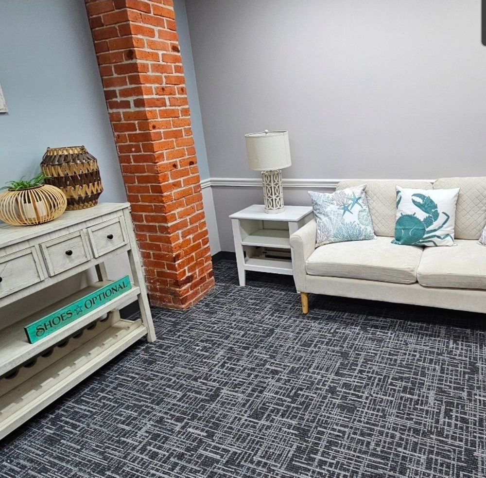 Welcome! Make yourself a warm cup of tea or coffee, snuggle on the couch, and listen to sounds of the ocean! This space was created for your healing.