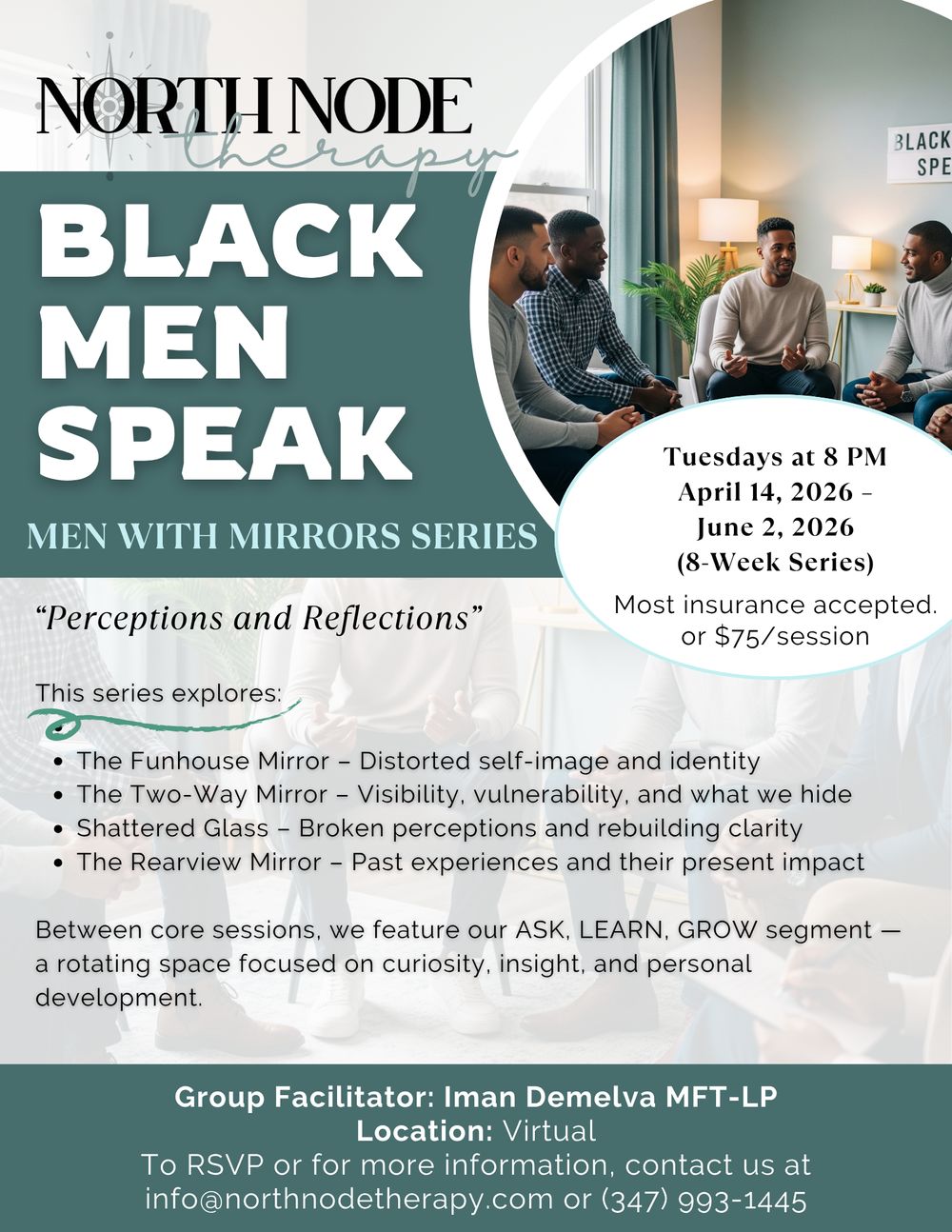 I also run a Men's Group throughout the year.  