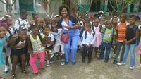 Gallery Photo of Serving children in the community school in Haiti