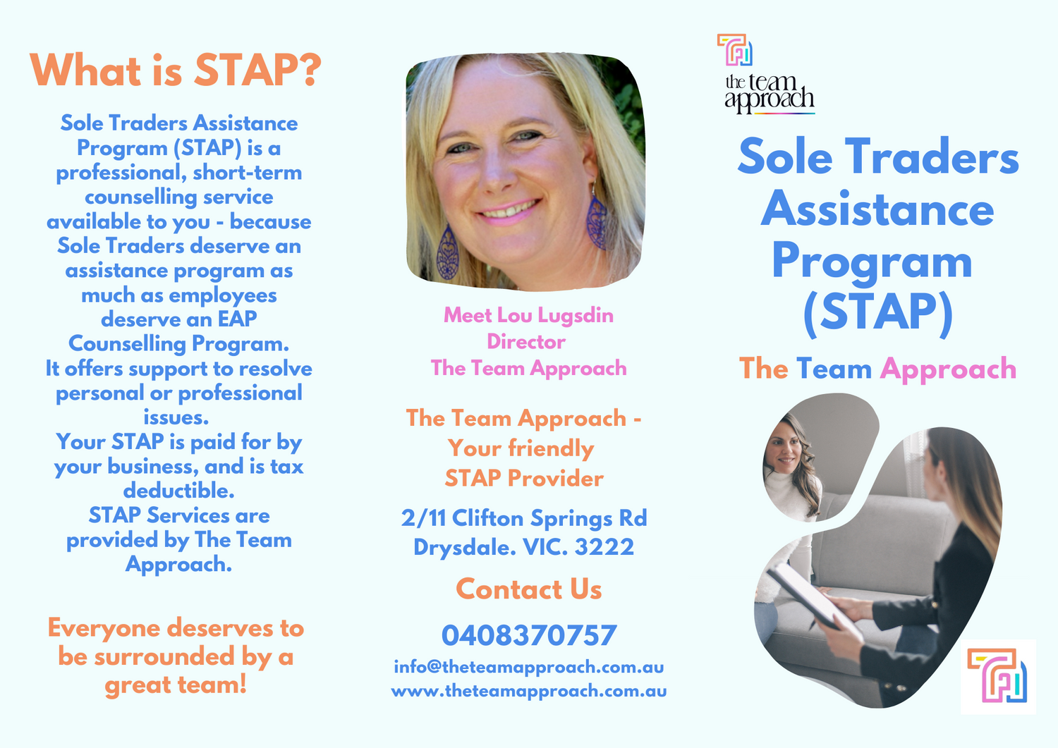 Gallery Photo of Sole Trader Assistance Program - Our newest program!