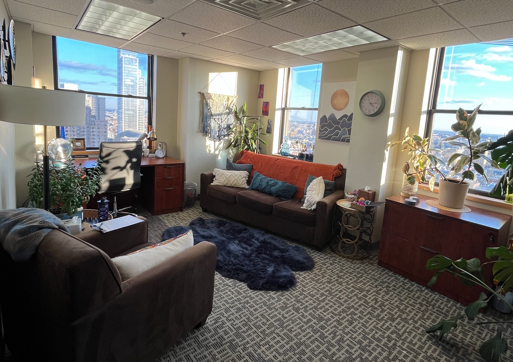 My office is located on the 22nd floor of the Medical Tower building and I am offering both in-person and virtual appointments.