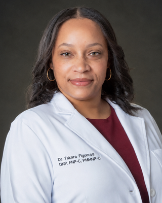 Photo of Dr. Takara Figueroa, Psychiatric Nurse Practitioner, DNP, FNP-C, PMHNPC