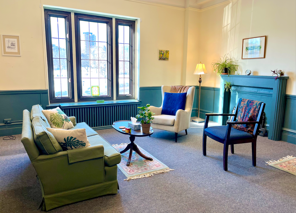 Clients have the option of meeting with me in person, in my downtown Halifax clinic space.