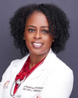 Photo of Dr. Angelina Strickland, DNP, PMHNP, FNP, Psychiatric Nurse Practitioner