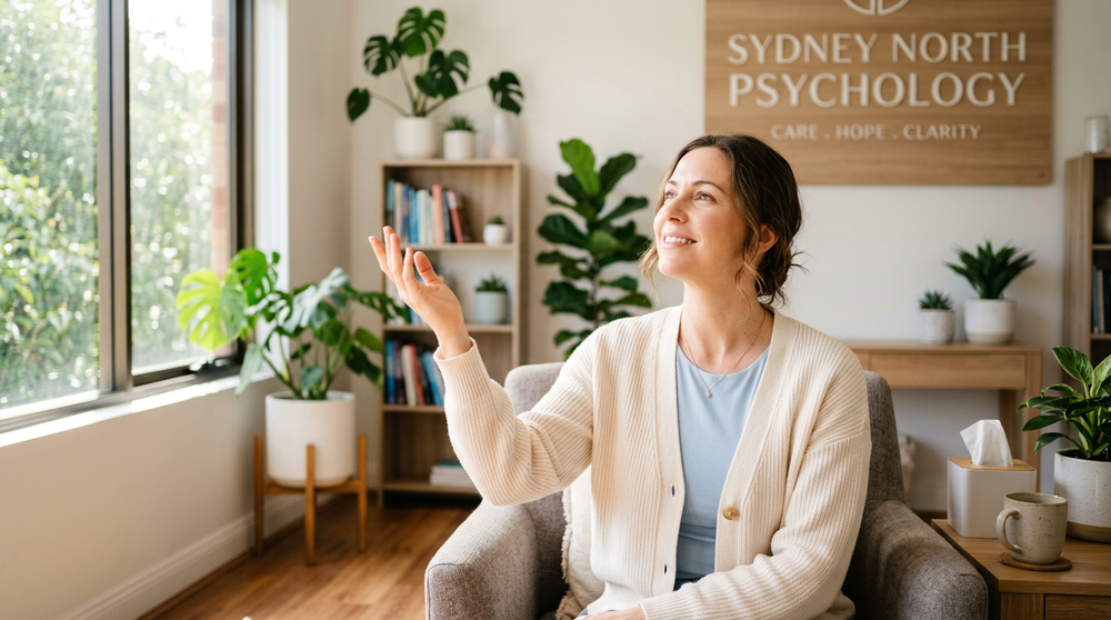 A calm, welcoming space for autism, ADHD and learning assessments at Sydney North Psychology, St Leonards.