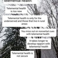 Gallery Photo of What myths have you heard about telemental health? 